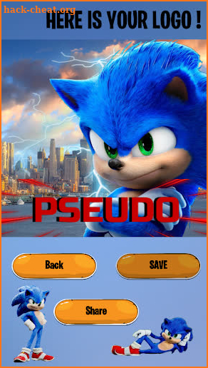 Sonic Movie Avatar Maker screenshot