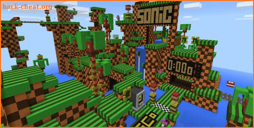 Sonic Parkour Map For MCPE screenshot