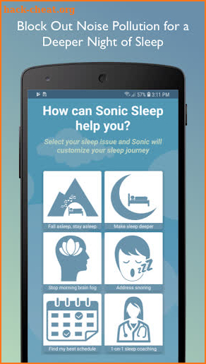 Sonic Sleep Coach Alarm Clock screenshot