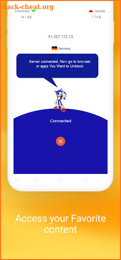 Sonic VPN - Unlimited Free vpn 2021 screenshot