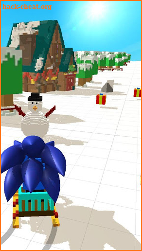 Sonic Xmas Slide: Hedgehog Dash Classic Adventure screenshot