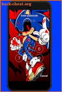 Sonic.exe Lockscreen screenshot