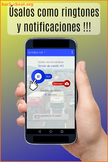 Sonidos de Camiones gratis para Celular screenshot