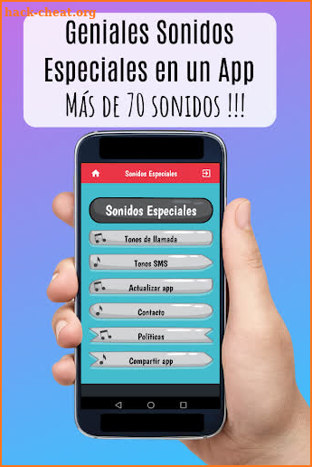 Sonidos Especiales, tonos y ringtones gratis. screenshot