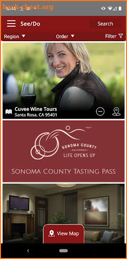 Sonoma County CA screenshot