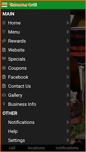 Sonoma Grill screenshot