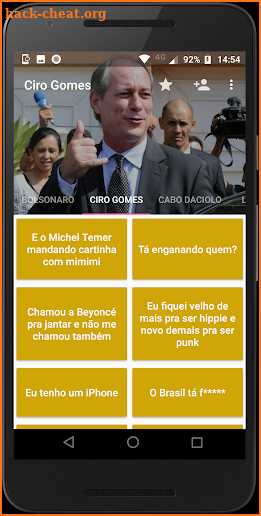 Sons Políticos Eleições 2018 - Áudios candidatos screenshot