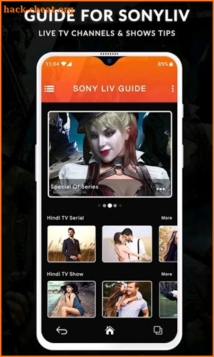 SonyLive - Live TV Shows, Cricket & Movies Guide screenshot
