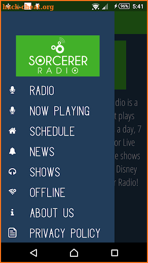 Sorcerer Radio screenshot