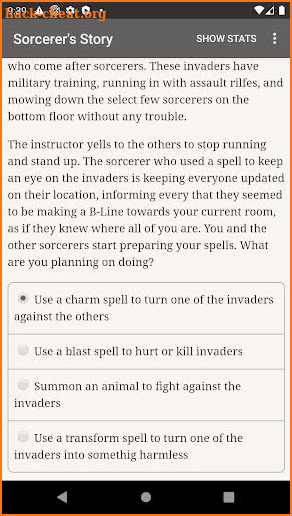 Sorcerer's Story screenshot