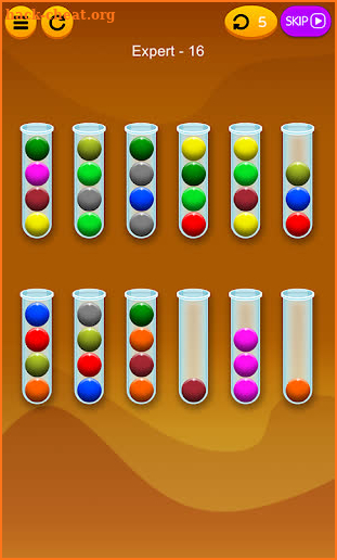 Sort Balls - fun Bubble sorting puzzle screenshot