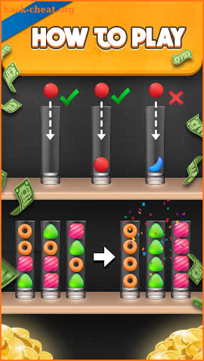 Sort Candy - Money screenshot