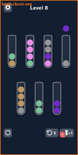 Sort Color Balls - puzzle game screenshot