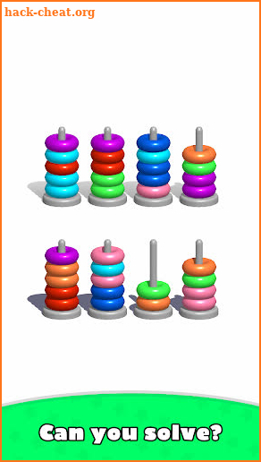 Sort Hoop Stack Color 3D screenshot