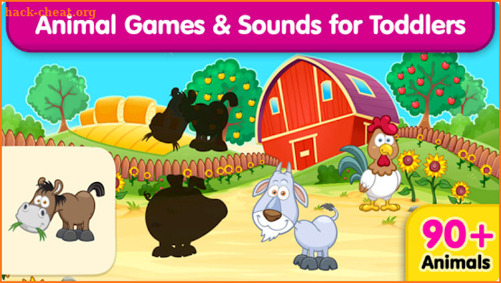 Sorter: find animal shadows - kid & toddler puzzle screenshot
