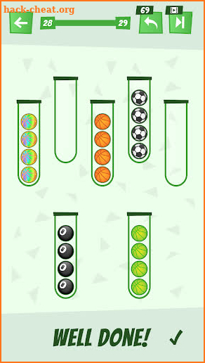 Sorty Ball Color Puzzle Game screenshot