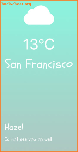 soSmall Weather App screenshot