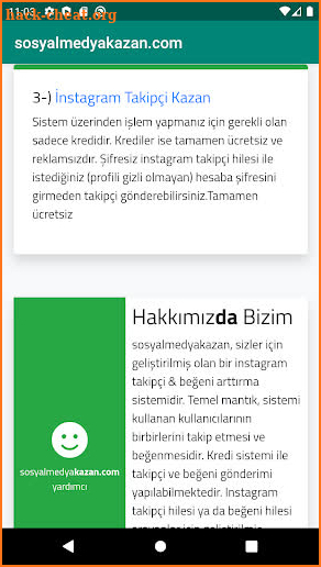 Sosyalmedyakazan.com screenshot