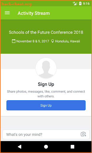 SOTF Conference 2018 screenshot
