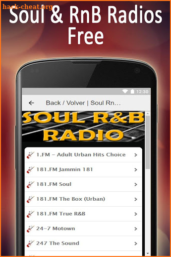 Soul R&B Urban Radio Stations screenshot
