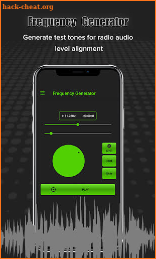 Sound Frequency Meter, Frequency Generator screenshot