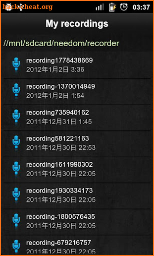 Sound Recorder screenshot