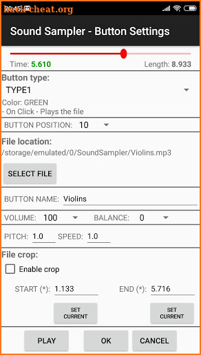 Sound Sampler screenshot