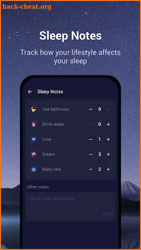 Sound Sleeper - Sleep Cycle Tracker, Snores, Music screenshot