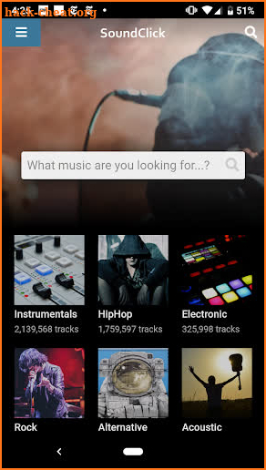 SoundClick screenshot
