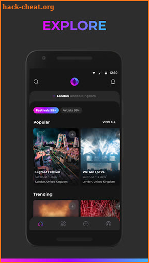 Soundclub - Discover Festivals screenshot