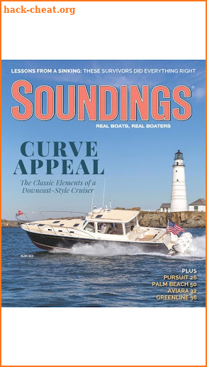 Soundings Magazine screenshot