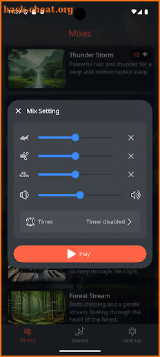 SoundRest: Relaxing Audio screenshot