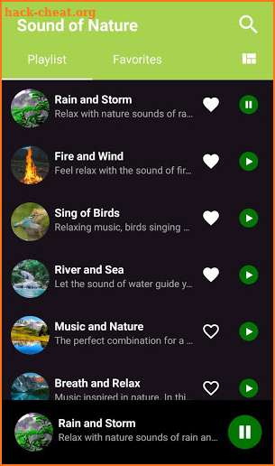 Sounds of Nature screenshot