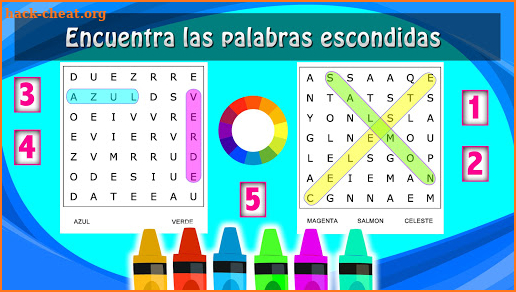 Soup of Letters of Colors screenshot