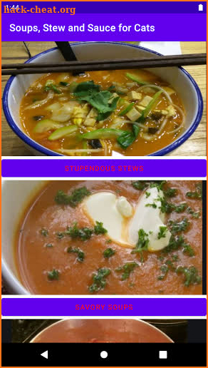 Soups, Stew and Sauce for Cats screenshot
