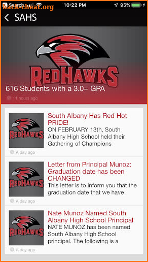 South Albany High School screenshot