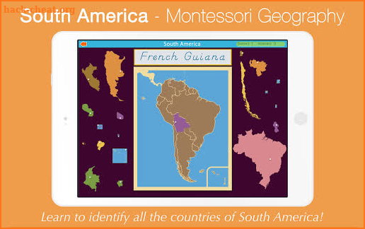 South America - Montessori Geography screenshot