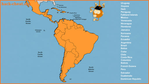 South America Puzzle screenshot