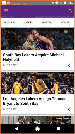 South Bay Lakers Official App screenshot