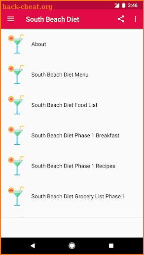 South Beach Diet screenshot