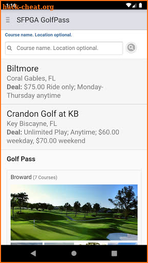 South Florida PGA GolfPass screenshot