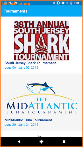 South Jersey Tournaments screenshot