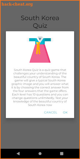 South Korea Quiz screenshot