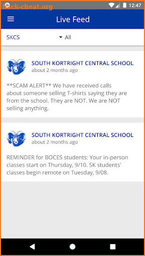 South Kortright Central School screenshot