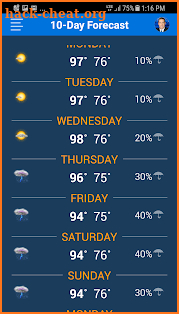 South Texas Weather Authority screenshot