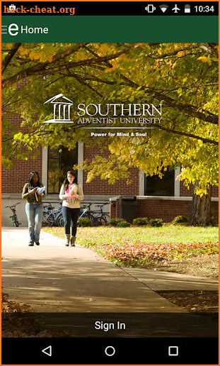Southern Adventist University screenshot