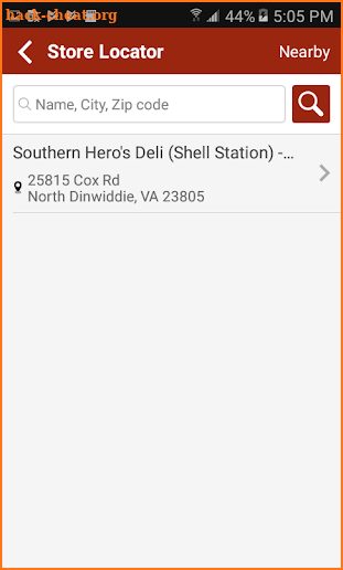 Southern Heros Deli screenshot