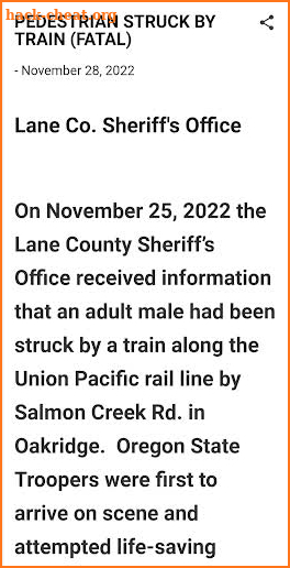 Southern Oregon Scanner LLC screenshot