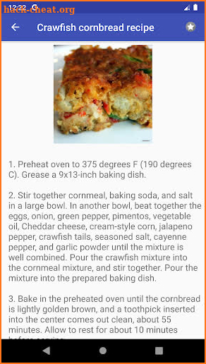 Southern recipes for free app offline with photo screenshot