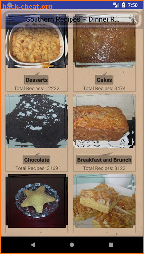 Southern Recipes ~ Dinner Recipes, Desserts screenshot